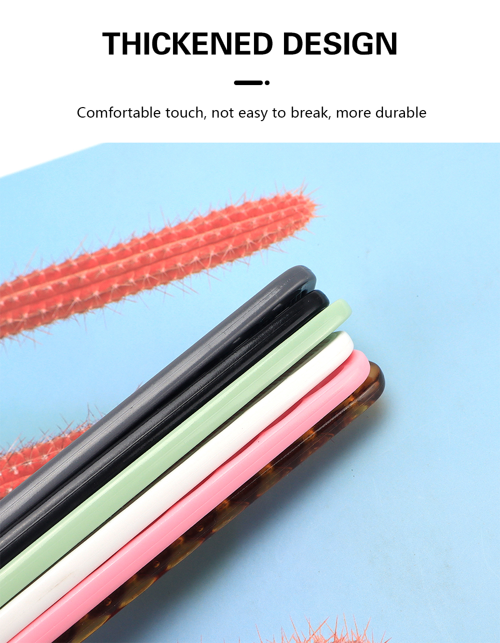 Buy 10 get 1 free Professional Hairdressing Comb 4-color Haircut Comb ...
