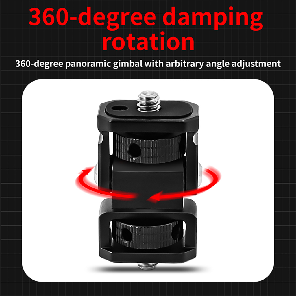 BGNING Compatible with GoPro 13 For DJI OSMO 360 Camera Rotatable Mini ...