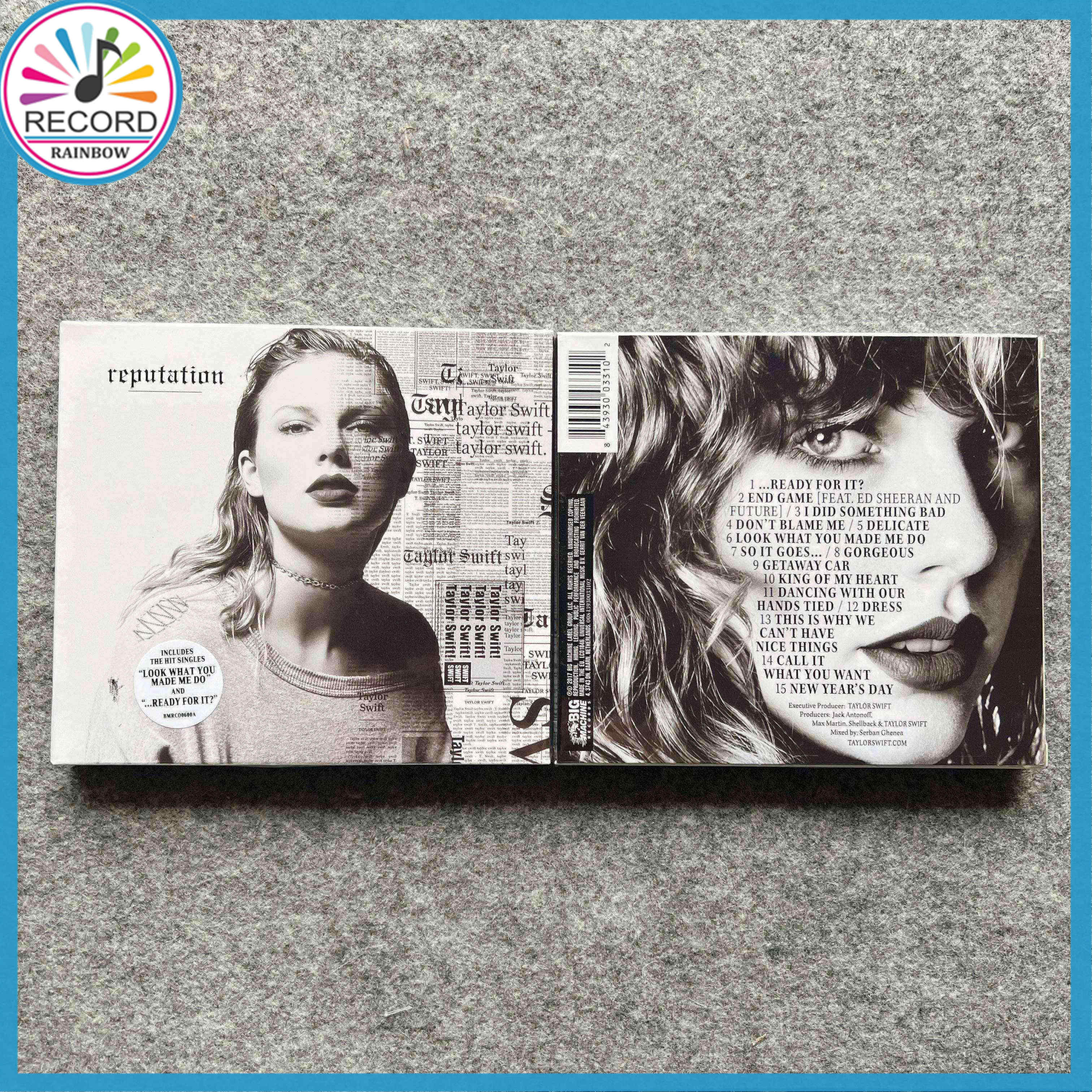 Taylor Swift Reputation CD + Poster Original Album [Sealed] Brand New ...