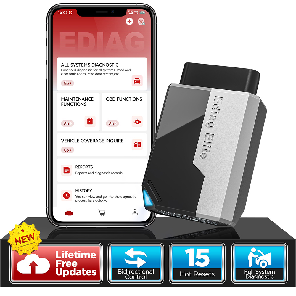 2025 NEW Ediag Elite Lifetime Free Update FULL System 15 Reset services ...