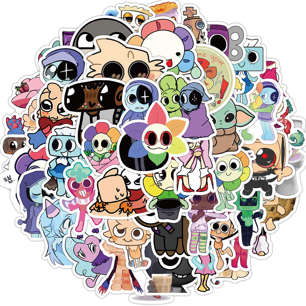 [Large Sticker]51Pcs Dandys World Stickers Dandy's World DIY Stickers ...