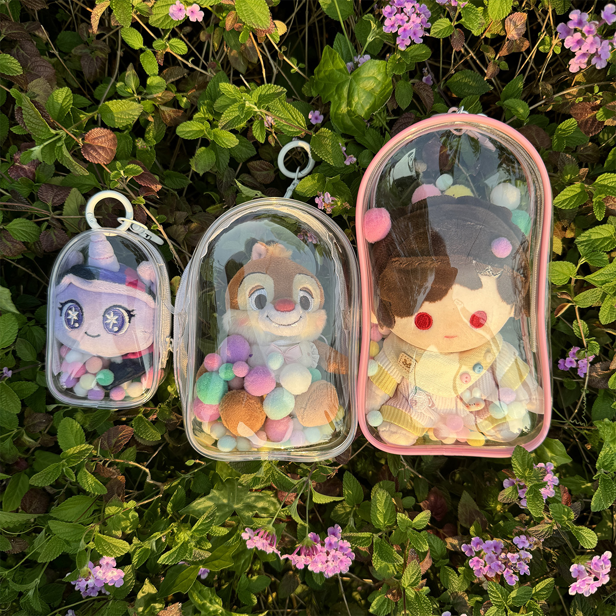 Large Size Transparent Doll Display Bag, Doll Protection Bag Pendant ...