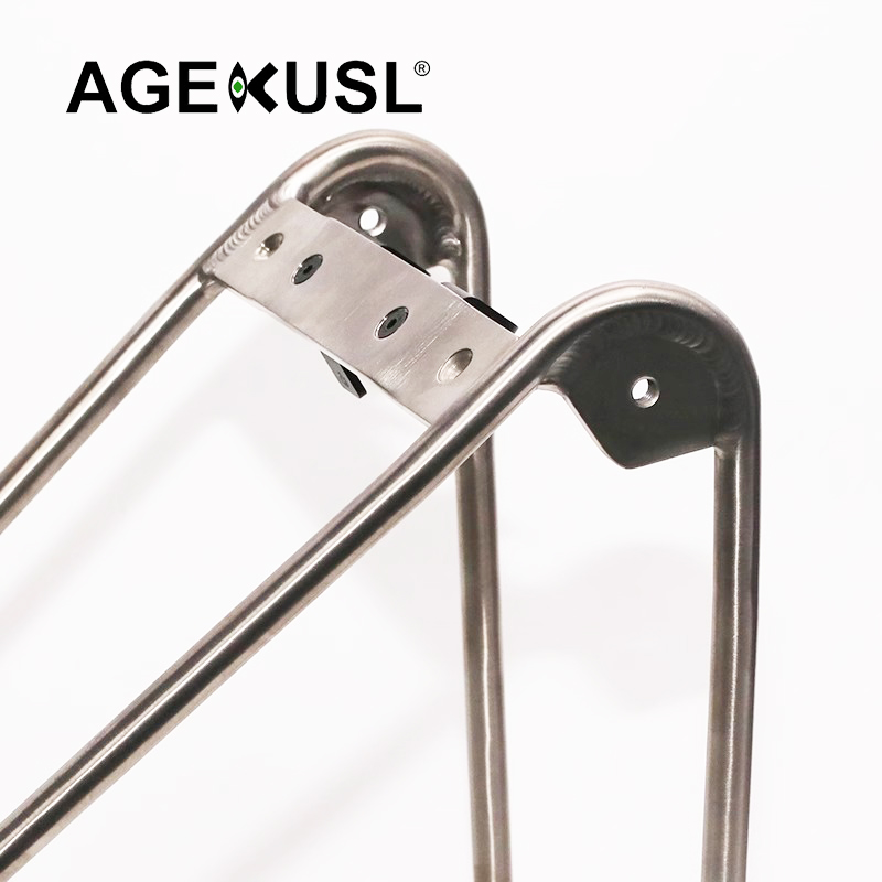 AGEKUSL Bike Rear Racks Easy Wheel Cargo Racks Titanium Rack Use For ...