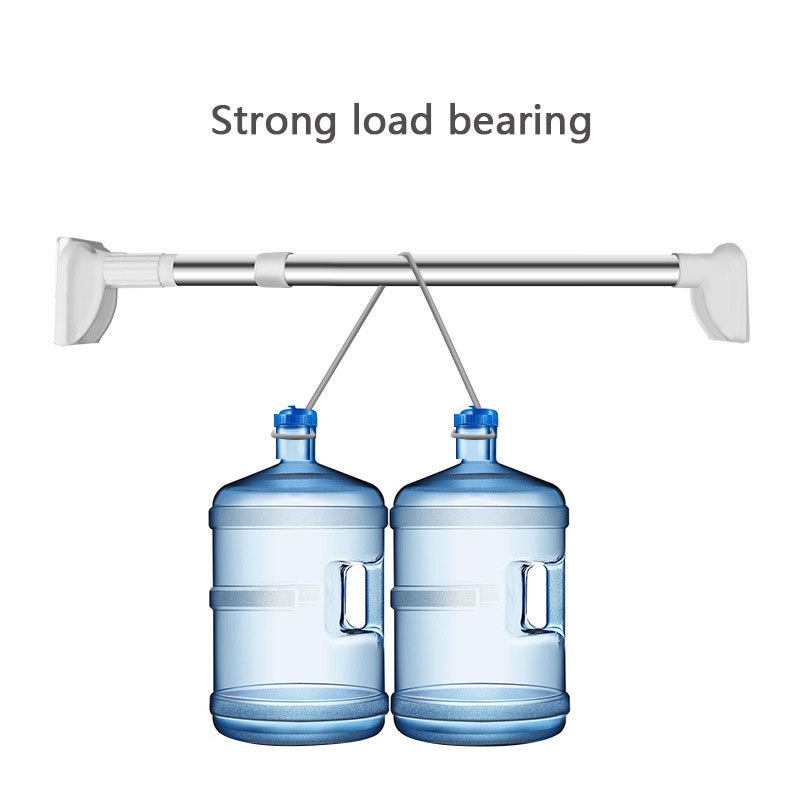 Stainless Steel Curtain Rod Telescopic Rod Adjustable Drying Rack ...