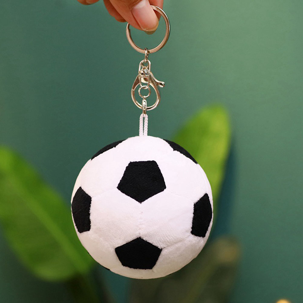Football Keychain Mini Backpack Bag Chains Women Soccer Key Chain PP ...