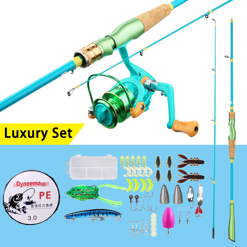Macaron Fishing Rod Carbon Fibre Spinning Fishing Rod Set Imported ...