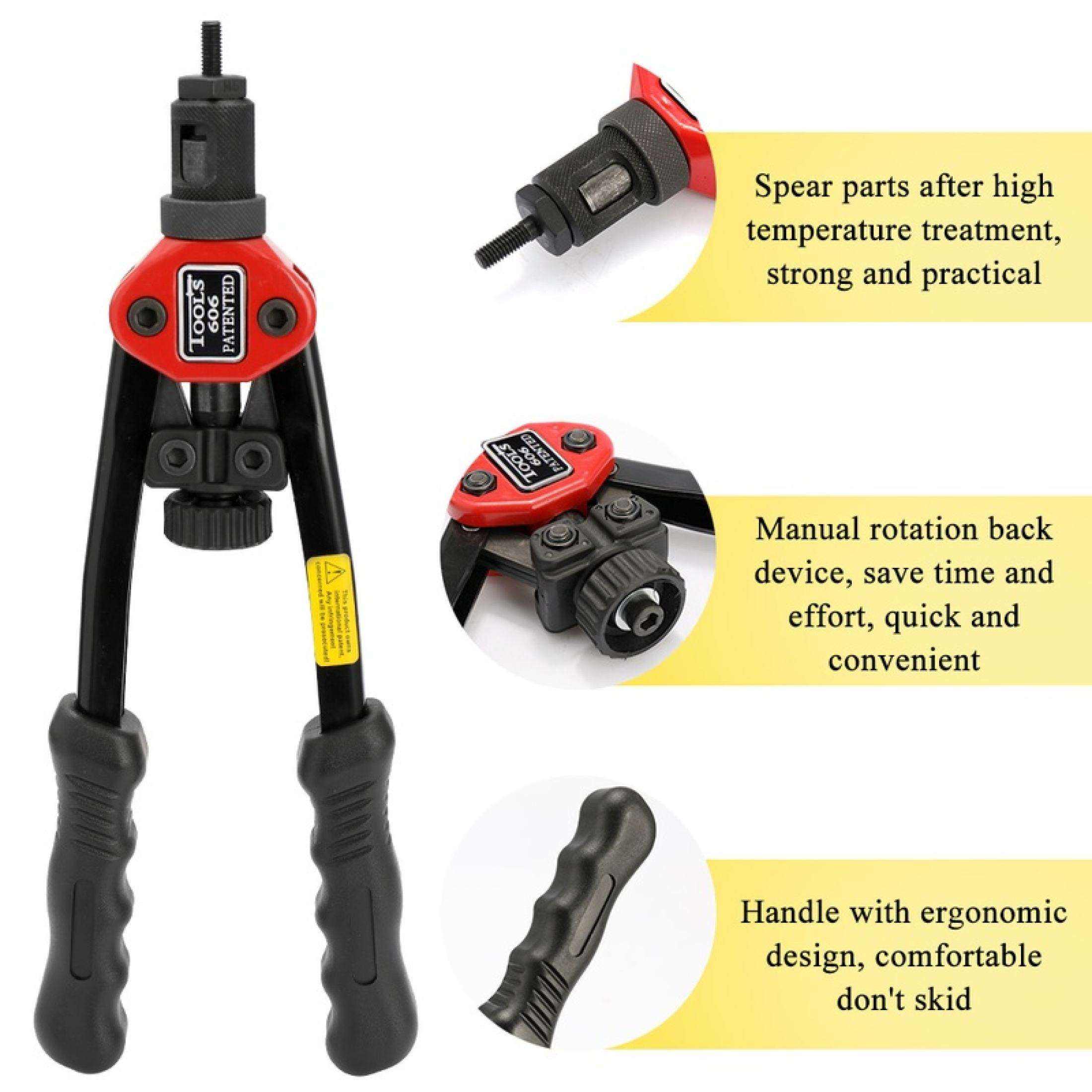 Riveter Nut GunBT606 Blind Heavy Hand Inser Rivet Nut Tool Manual ...