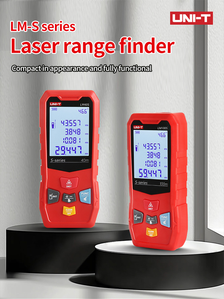 UNI-T Laser Range Finder LM-S series Laser Distance Meter 40m 50m 60m ...