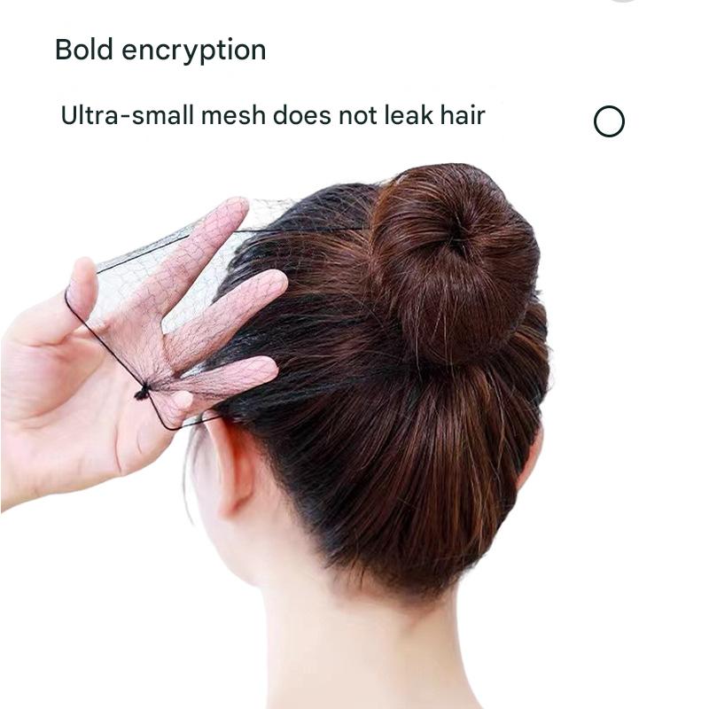 100 PCS Invisible Hair Nets - High Elasticity Fine Mesh Wig Caps for ...