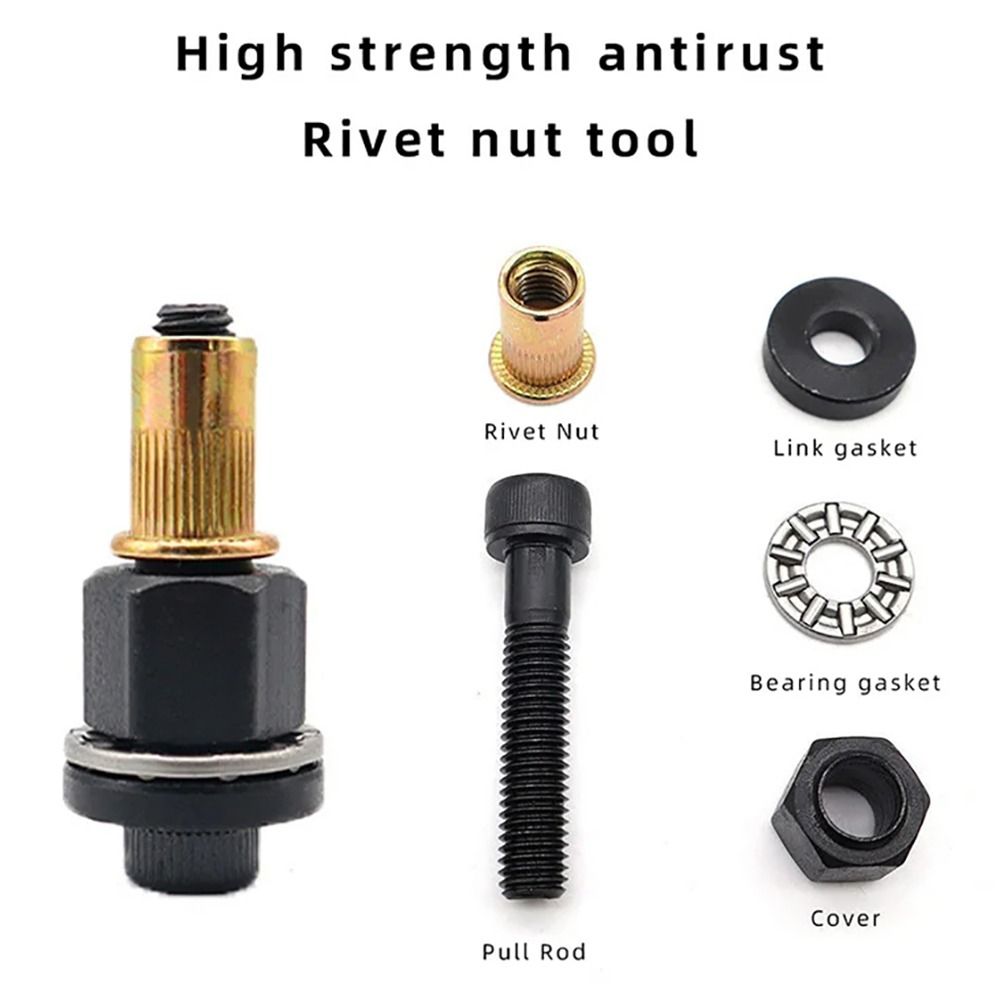 Professional Hand Rivet Nut Tool Riveter Screw Kit Mandrel M3 M5 M6 M8 M10