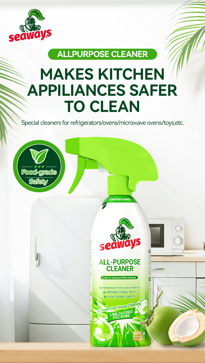 Seaways All-purpose Cleaner Strong Decontaminate Descaling Refrigerator ...
