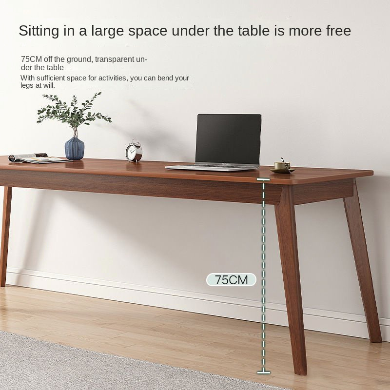 160/140cm Writing Desk Solid Wood Study Table Wooden Long Table ...