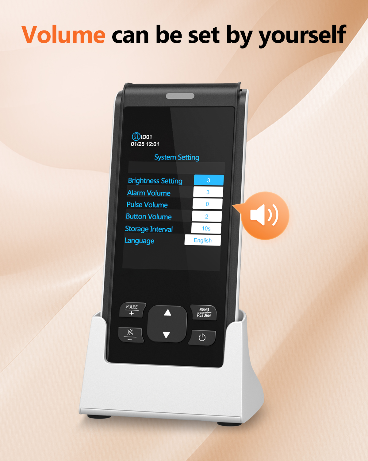 HealthTree Medical Handheld Pulse Oximeter Bluetooth APP Control ...