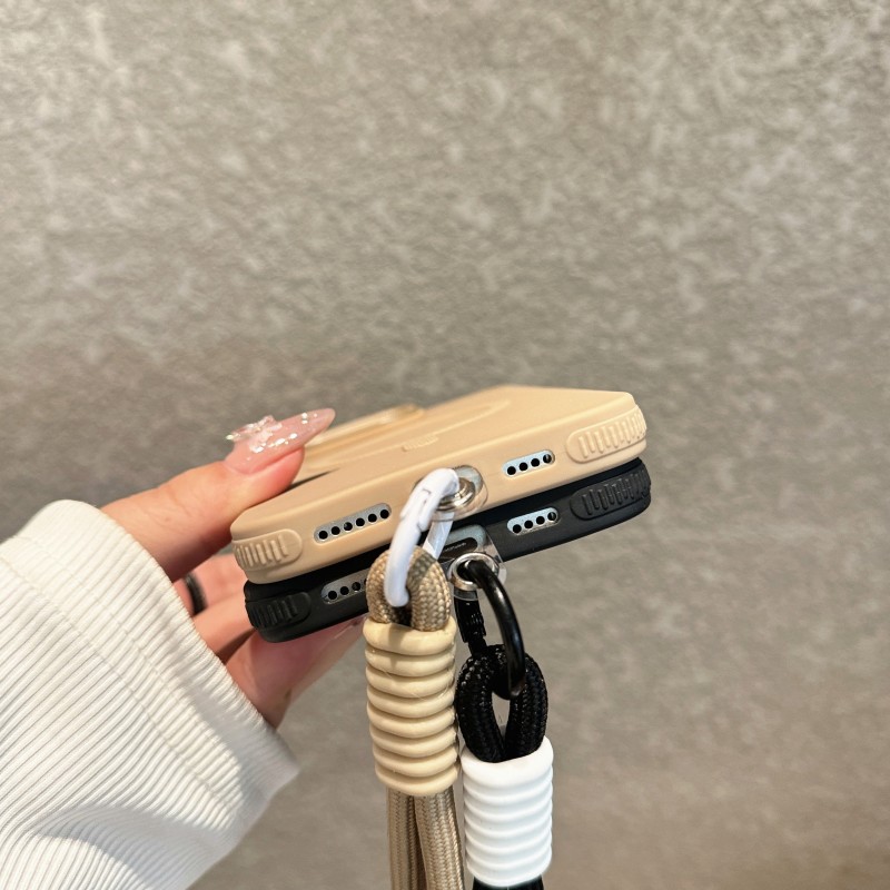 Hanging Rope Magnetic Phone Case For iPhone 17 16 15 14 13 12 11 Pro ...