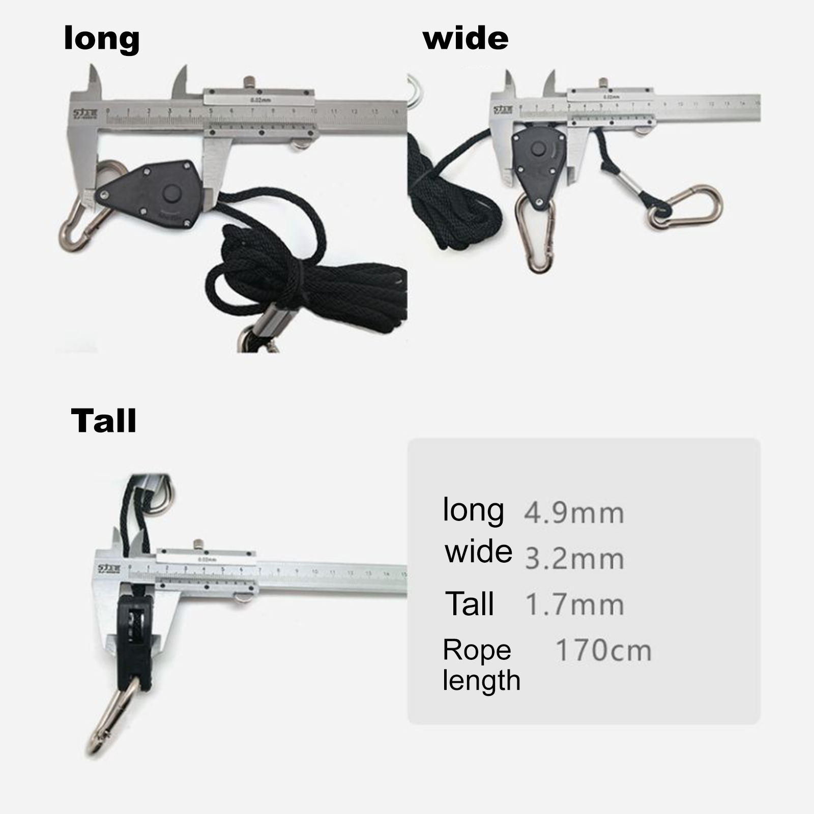 [Local delivery] Adjustable 1Pair Pulley Sling Lifting Rope Ratchet ...