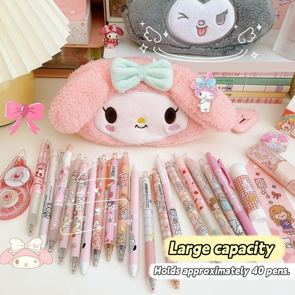 kawaii-pencil-case-bag-cute-plush-pen-box-cosmetic-large-capacity