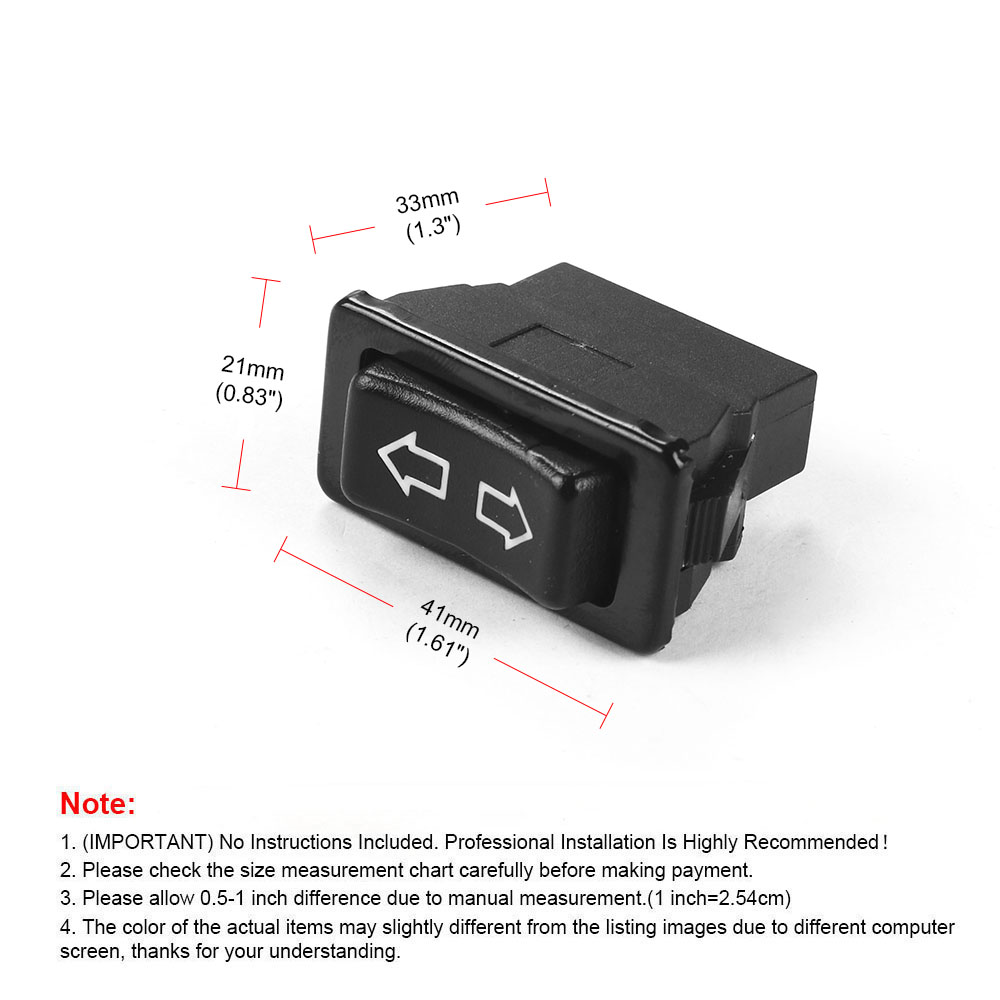 12V 20A 2 Way 5 Pin Car Momentary Electric Window Aerial Up Down Rocker ...