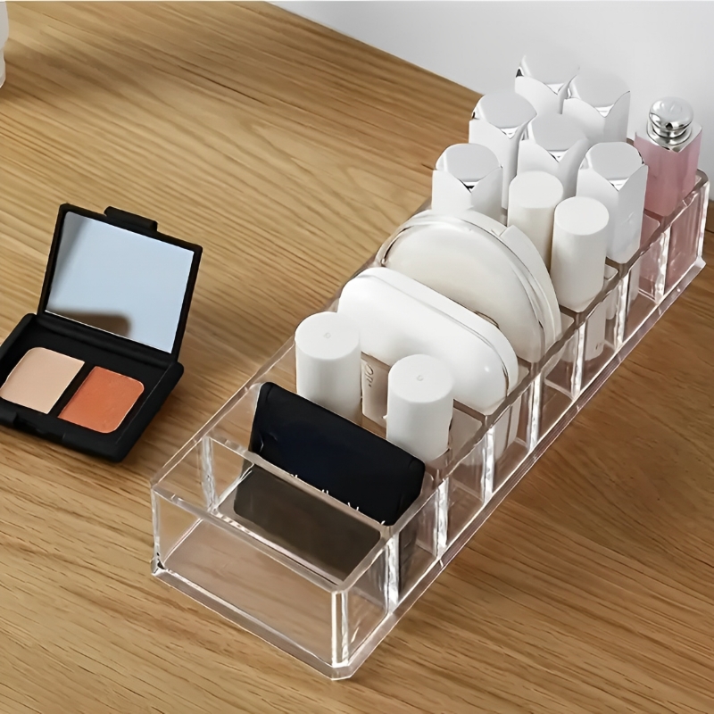 Clear Acrylic Makeup Organizer for Countertop Cosmetic Storage Display ...