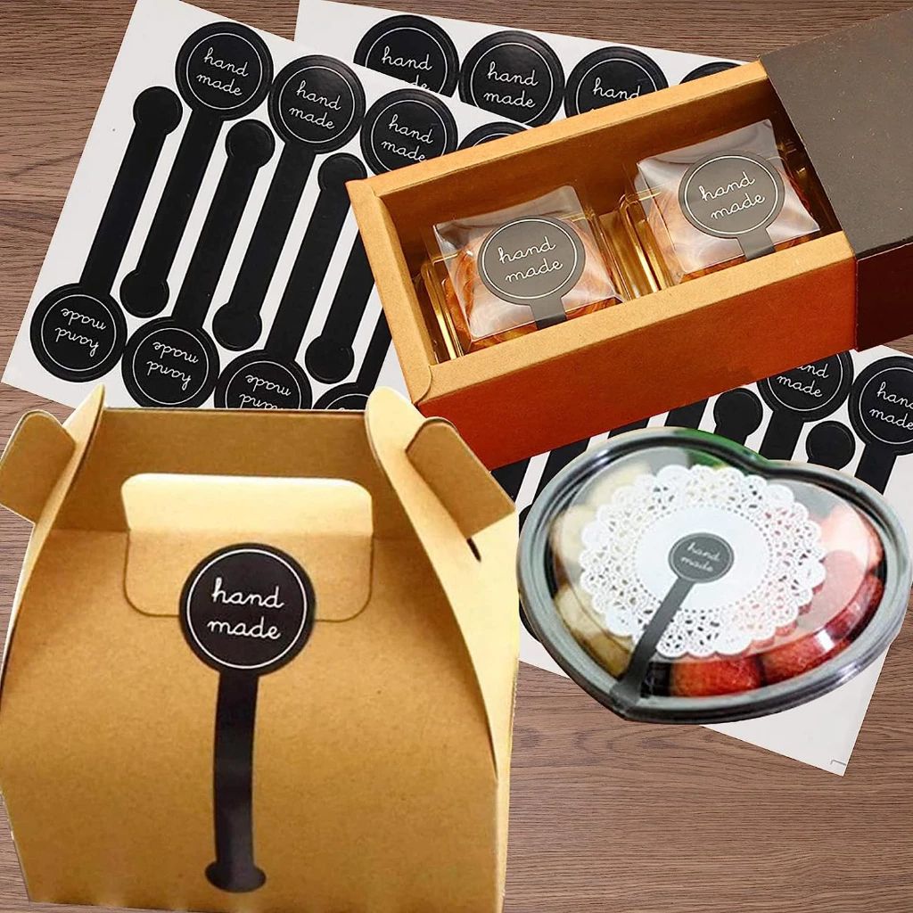 500pcs cookie sticker/hand made sticker labels/seal sticker/sticker for ...