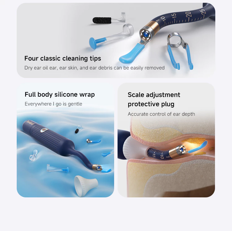Bebird EarSight Plus Earpicks Ear Wax Removal Cleaner with tweezer 6 ...