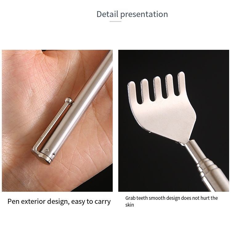 Back scraper Telescopic Retractable Back Scratcher Extendable Body ...