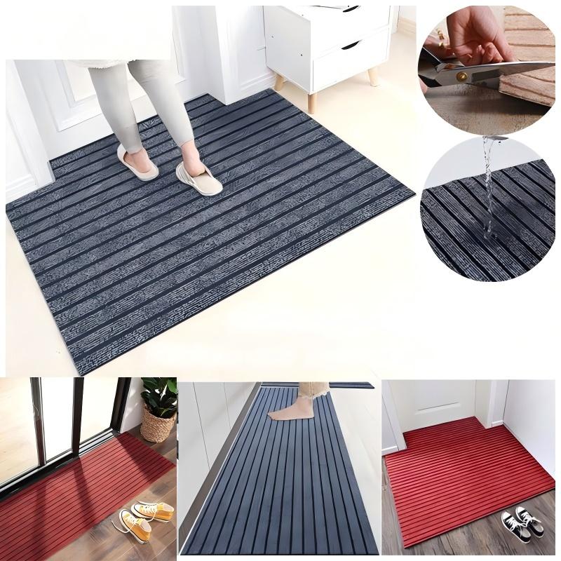 Door Mat Entrance Outdoor Floor Mat Welcome Carpet Access Mat Stripe ...
