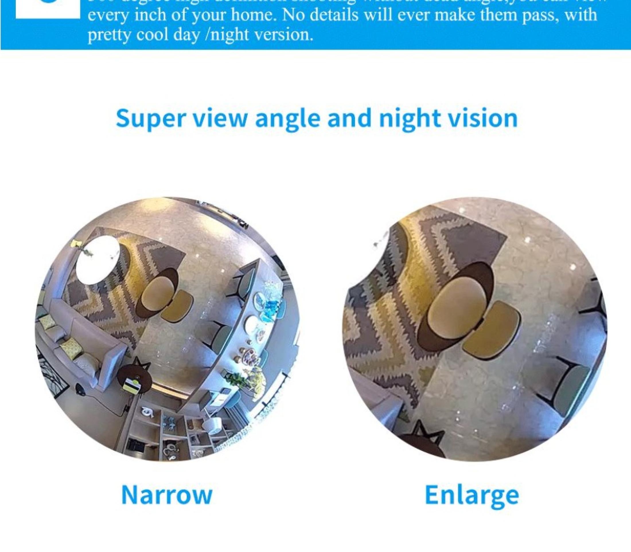 V380 Light Bulb CCTV Camera 1080P Wireless WIFI 360° Panoramic Home ...