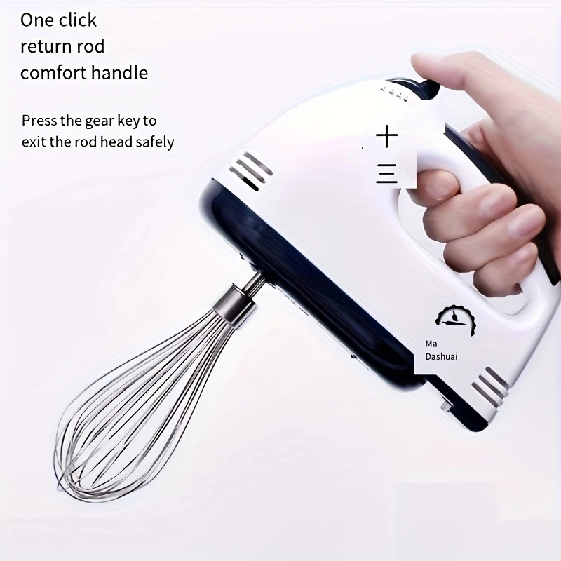 Electric Hand Mixer Handhel d Egg Beater Cream Whipper Cake Whisk Food ...