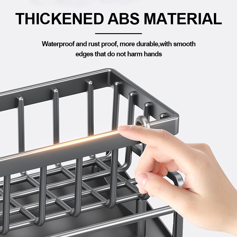 [3 in 1] Kitchen Sponge Storage Rack Stainless steel kitchen sponge ...