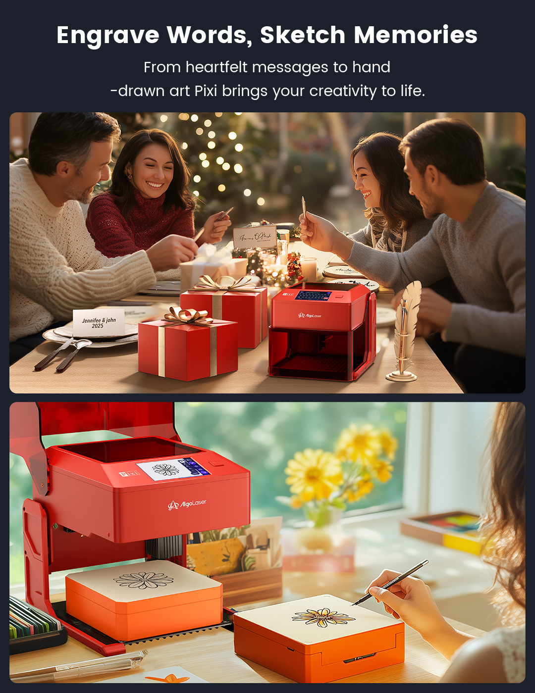 Pixi 5W AlgoLaser Laser Engraving Machine For pc&app Conection Laser ...