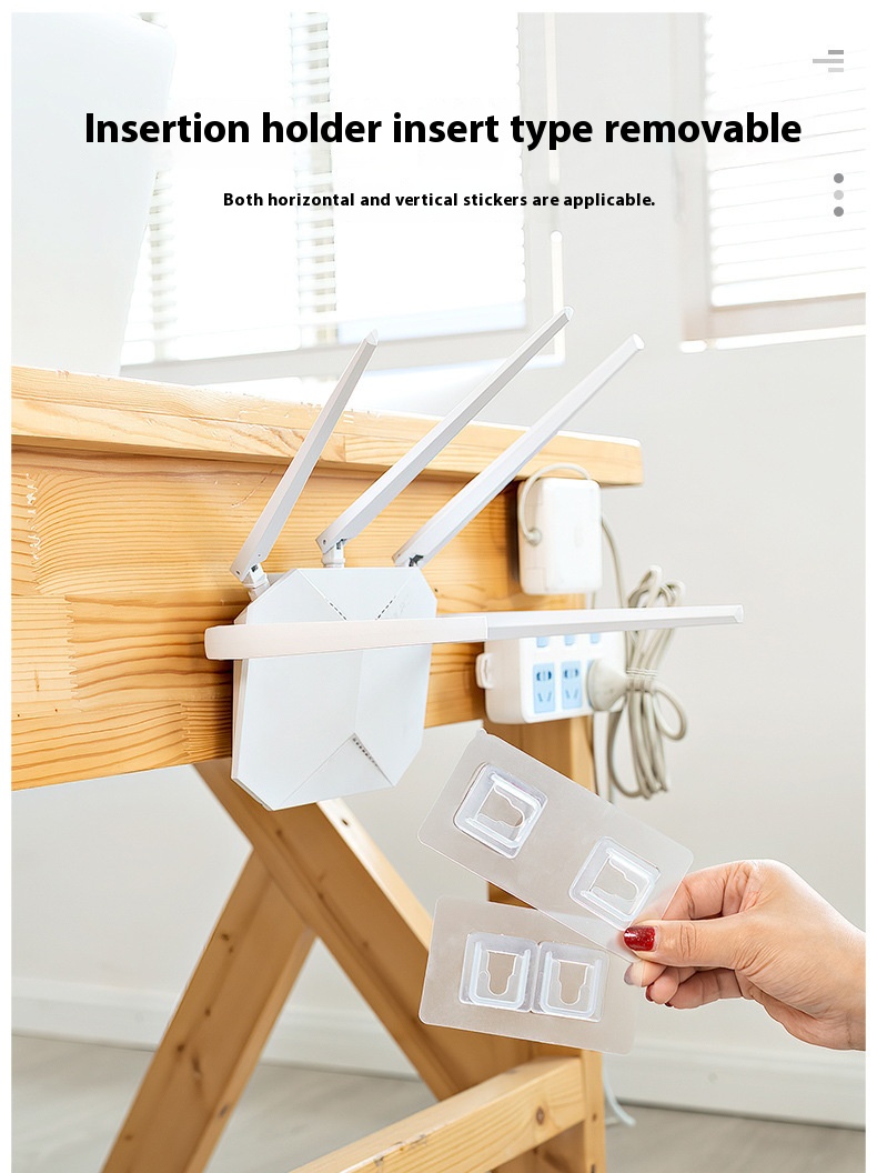 10Pcs No-Drill Multi-Functional Hooks – Adhesive Mounts for Router ...