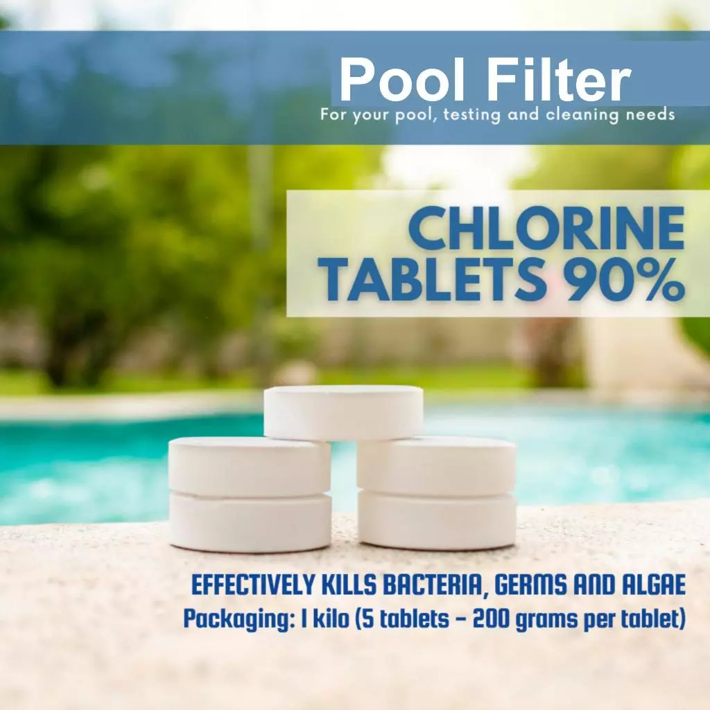 1 PACK Chlorine Tablets for Swimming Pool Slow Dissolving TICA TCCA ...
