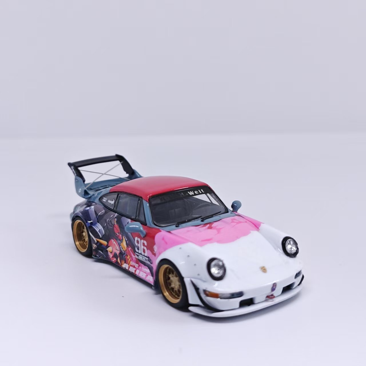 Akiba 1 64 Porsche RWB 964 Akiba Car Model Alloy Diecast Ornaments ...
