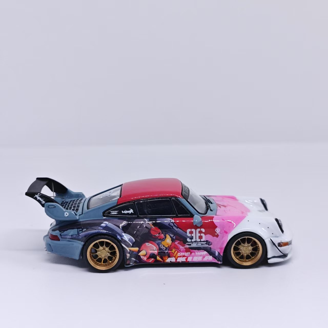Akiba 1 64 Porsche RWB 964 Akiba Car Model Alloy Diecast Ornaments ...
