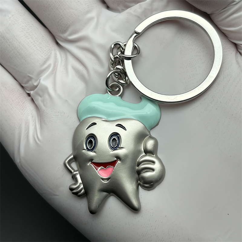 Tooth Keychain Dentist Charm Keychain Dentist Gift Dental Hygiene ...