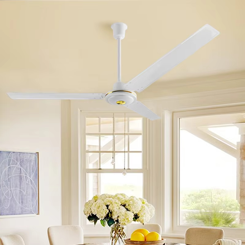Ceiling Fan 56 Inch Large Wind Power 3 Iron Blades Big Size Ceiling Fan ...