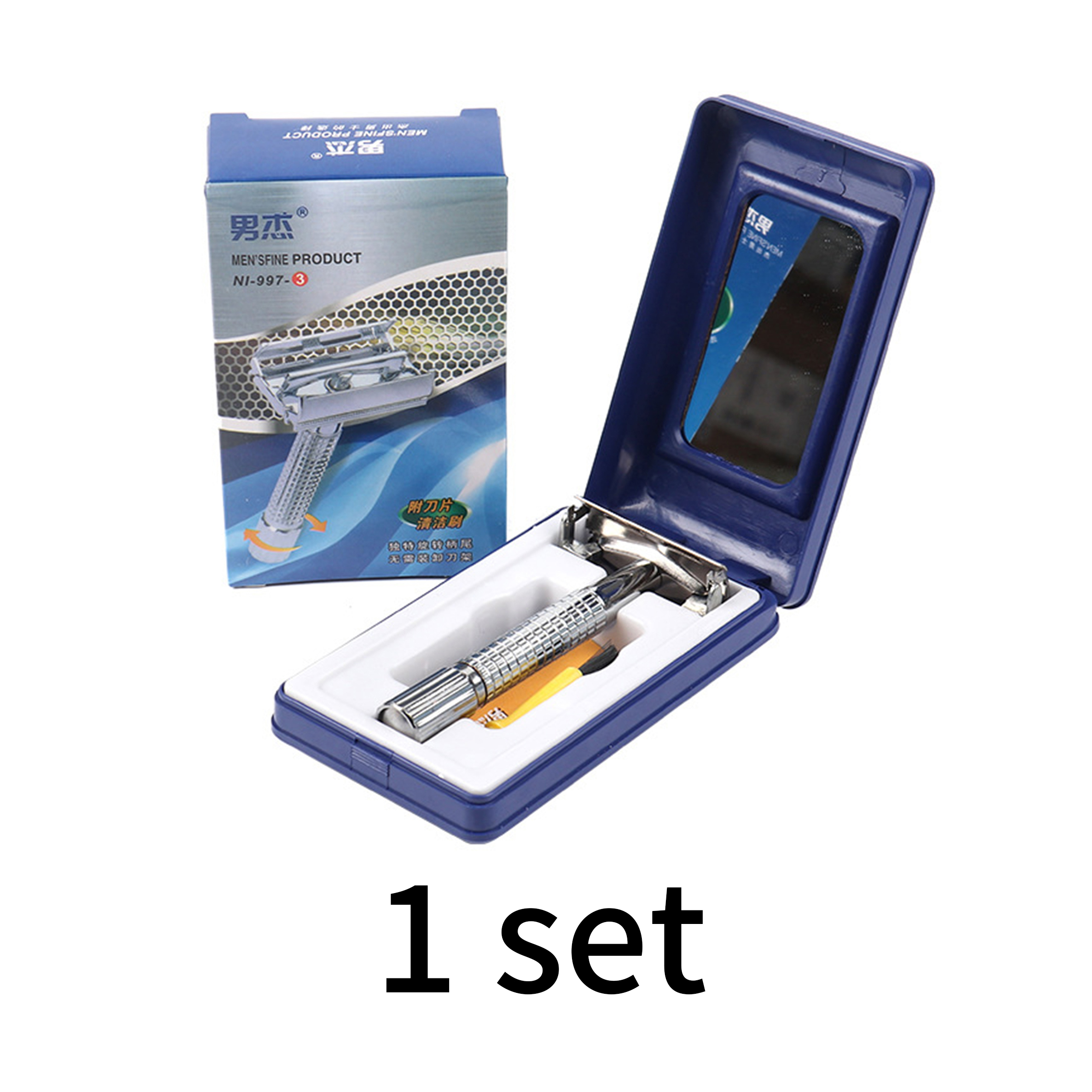 Trendy New Vintage Double-Edge Safety Razor for Men with Premium Blades ...