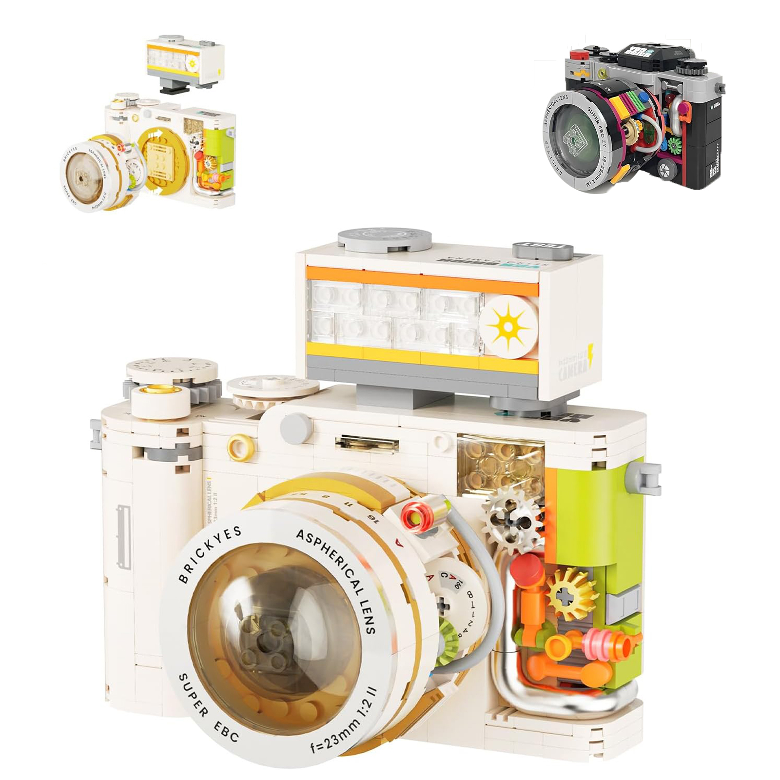 Building block camera, retro camera building block model set, 508 ...