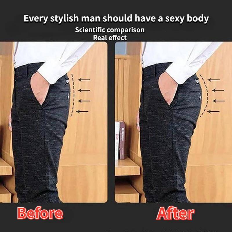 Men Boxer Underwear Pad Padded Boxer Shorts Butt Lifter Padding Butt ...
