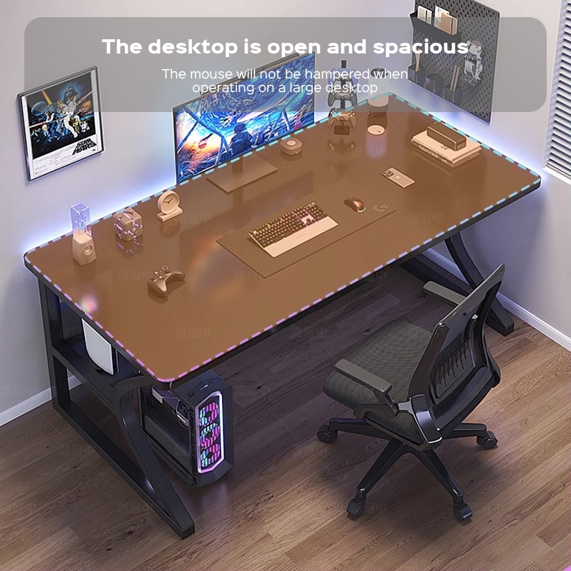 Gaming Table for Desktop Computer Table for 2 Monitors Study Writing ...