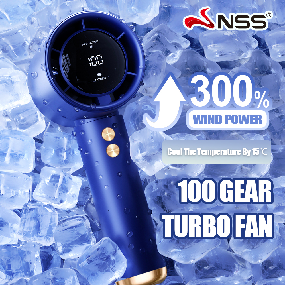 NSS Handheld Turbo Fan Rechargeable Mini Portable Small Fan Usb Air ...