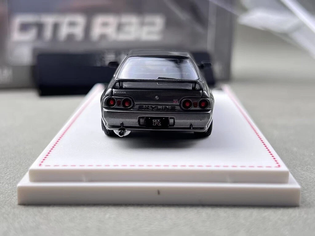FH 1 64 Gray Skyline GTR R32 Nismo S-Tune Sports Model Diecast Collect ...