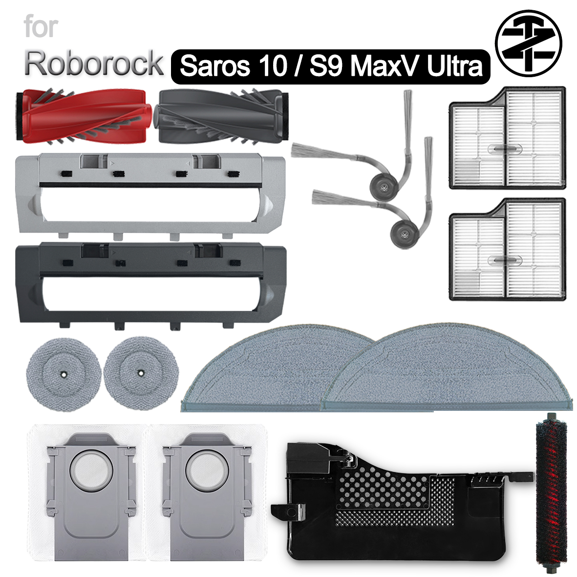 Original Roborock HEPA Filter 2er Pack - Waschbar Für Roborock Saros 10