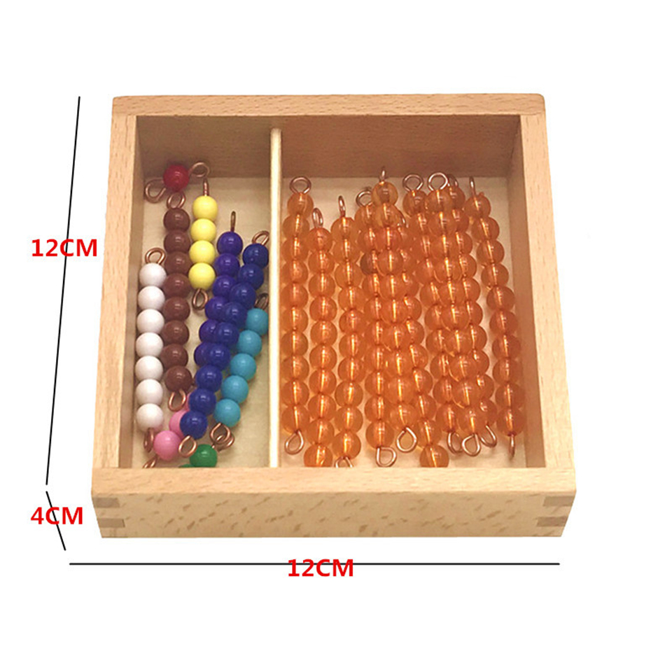 Treeyear Montessori Hanger for Color Bead Stairs with Beads Preschool ...