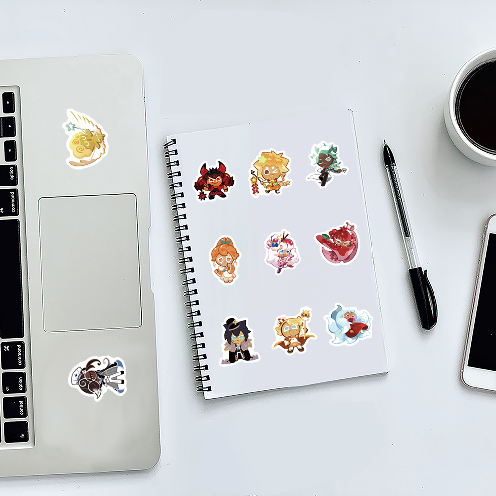 100PCS Game Cookie Run Kingdom Stickers DIY Diary Laptop Luggage ...