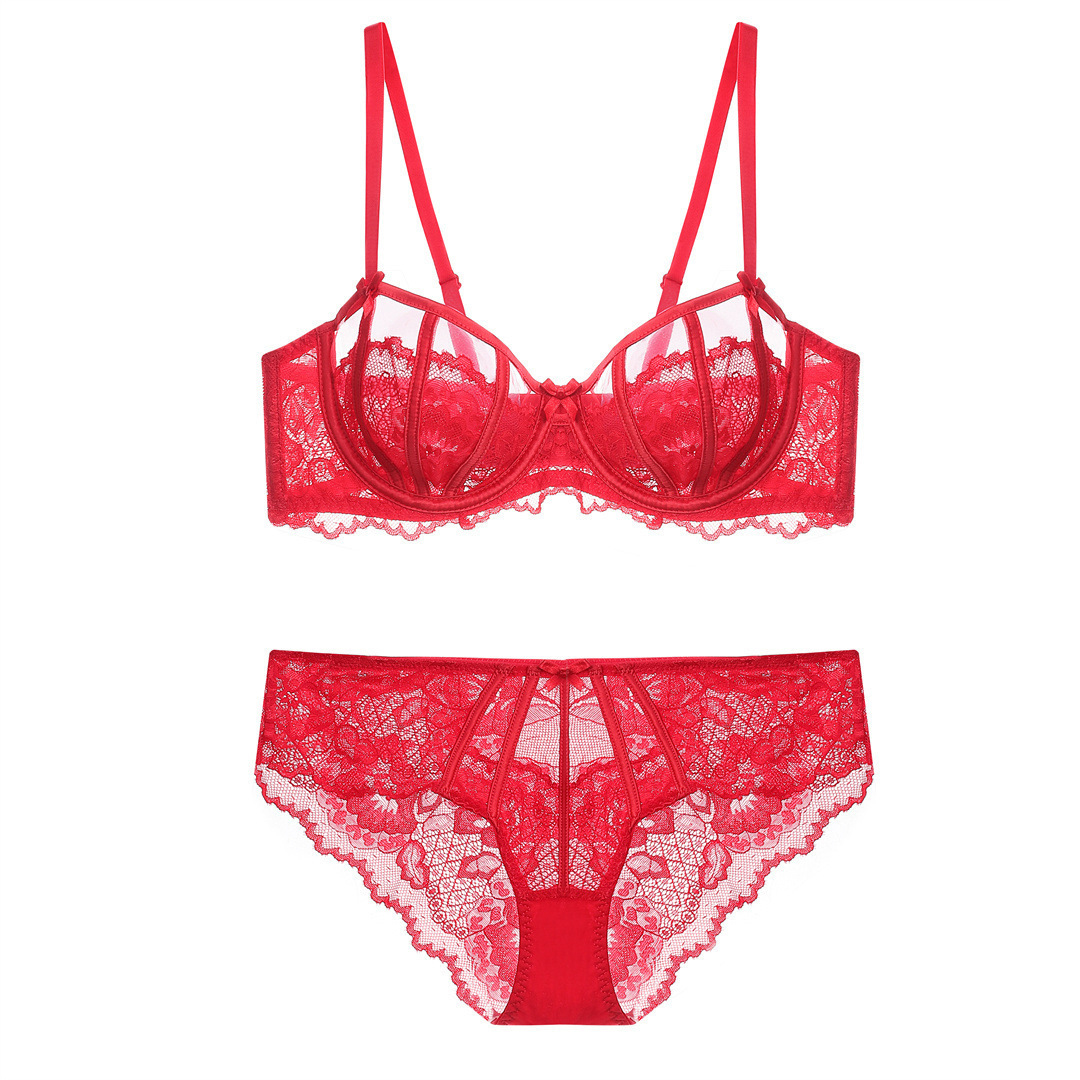 Momo French Breathable Ultra-Thin Sexy Lace Underwear Comfortable ...