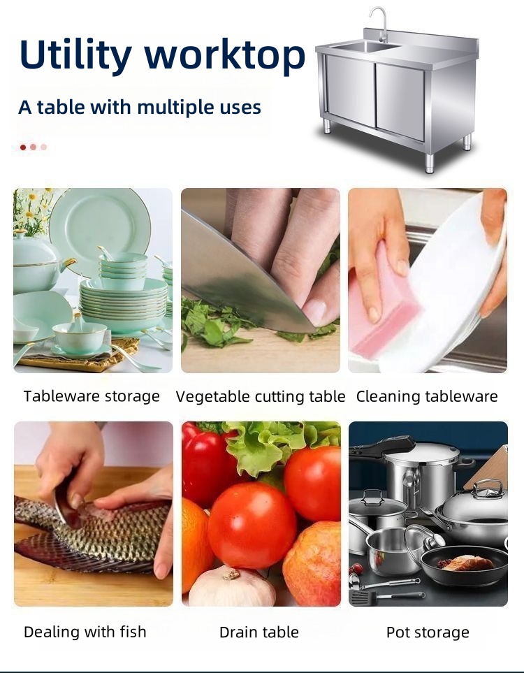 Lababo Sa Kusina Stainless Steel Standing Kitchen Sink With Stand ...