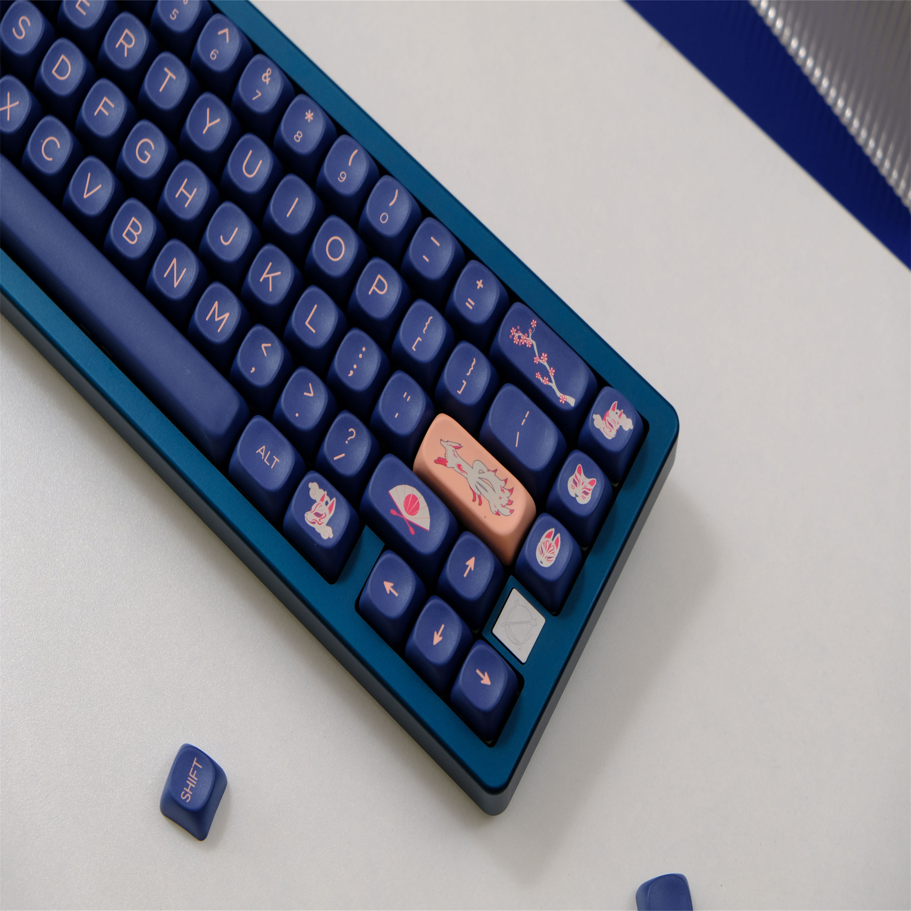 Fox keycaps 126 Keys PBT MOA Profile DYE-SUB Personalized For MX CHERRY ...