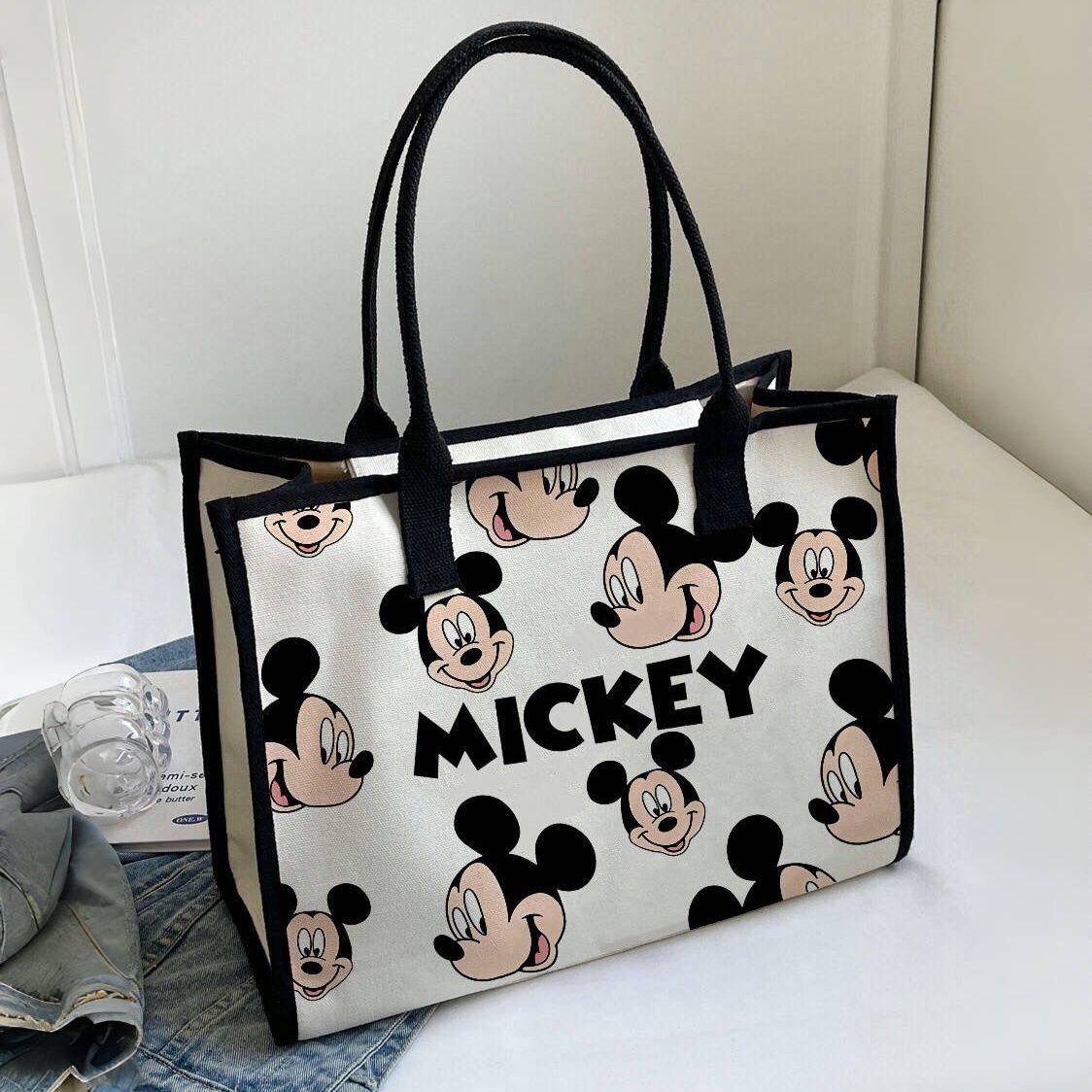[Manila Delivery] Large-Capacity Cartoon Canvas Bag, 2025 New Style ...