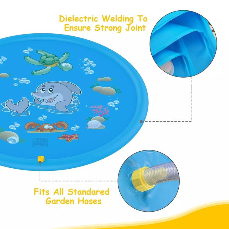 【Local Delivery COD】1PC Splash Pad for Kids Outdoor Water Toys Chilfren ...